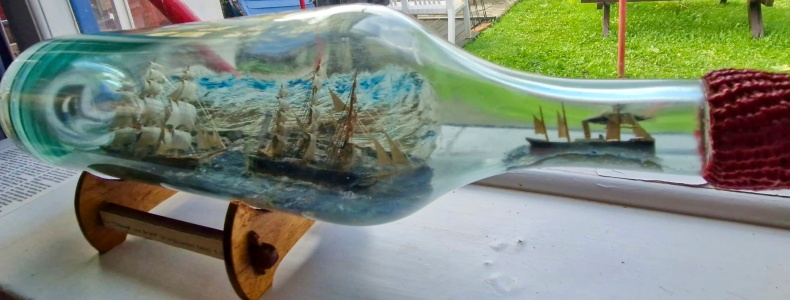 Die Geschichte hinter dem Segelschiff an der Laboer Hauswand